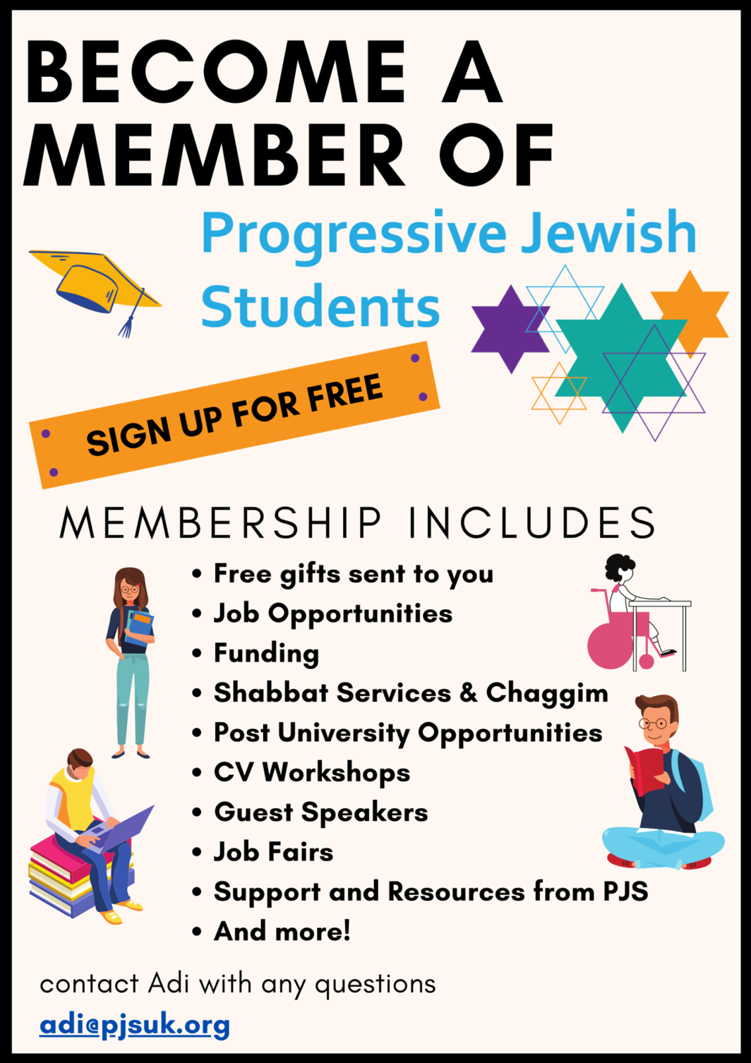 Progressive Jewish Students Flyer