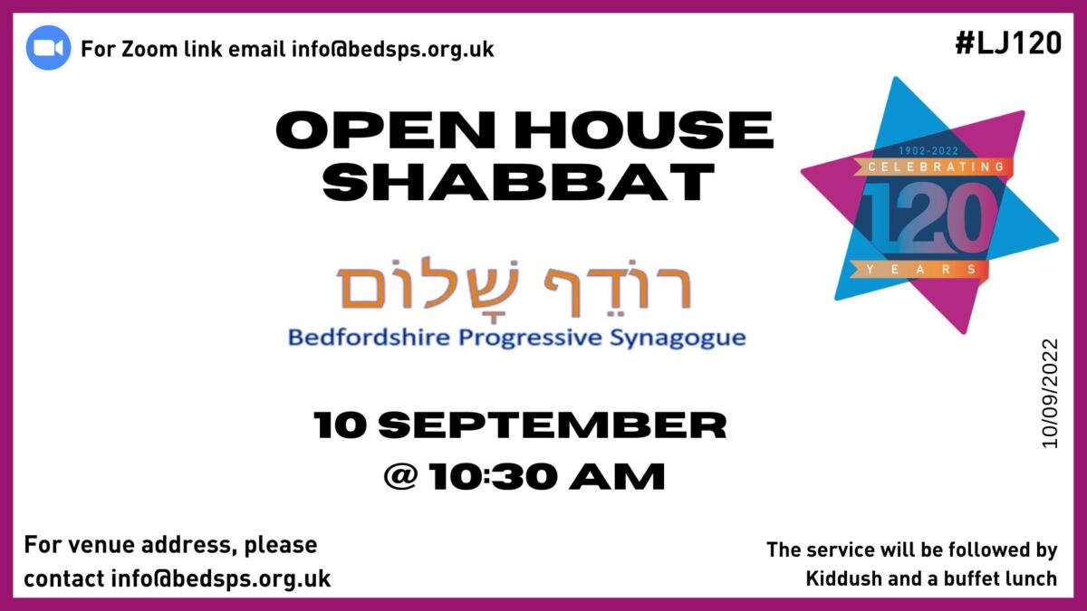 Bedfordshire Open House Shabbat