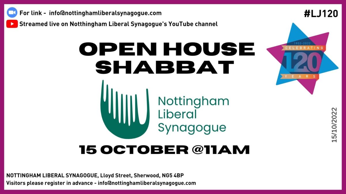 Open House Shabbat Nottingham