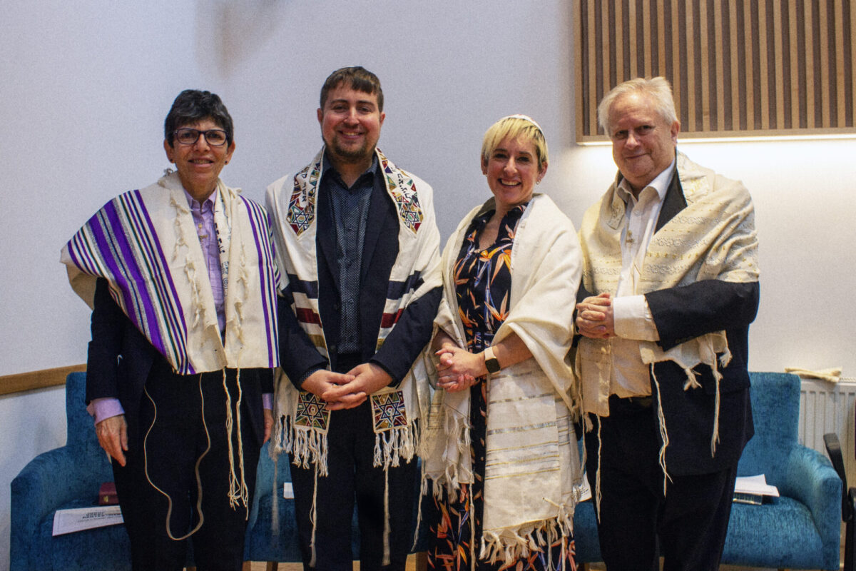Rabbi Elli Tikvah Sarah, Rabbi Gabriel Kanter-Webber, Rabbi Charley Baginsky and Rabbi Danny Rich