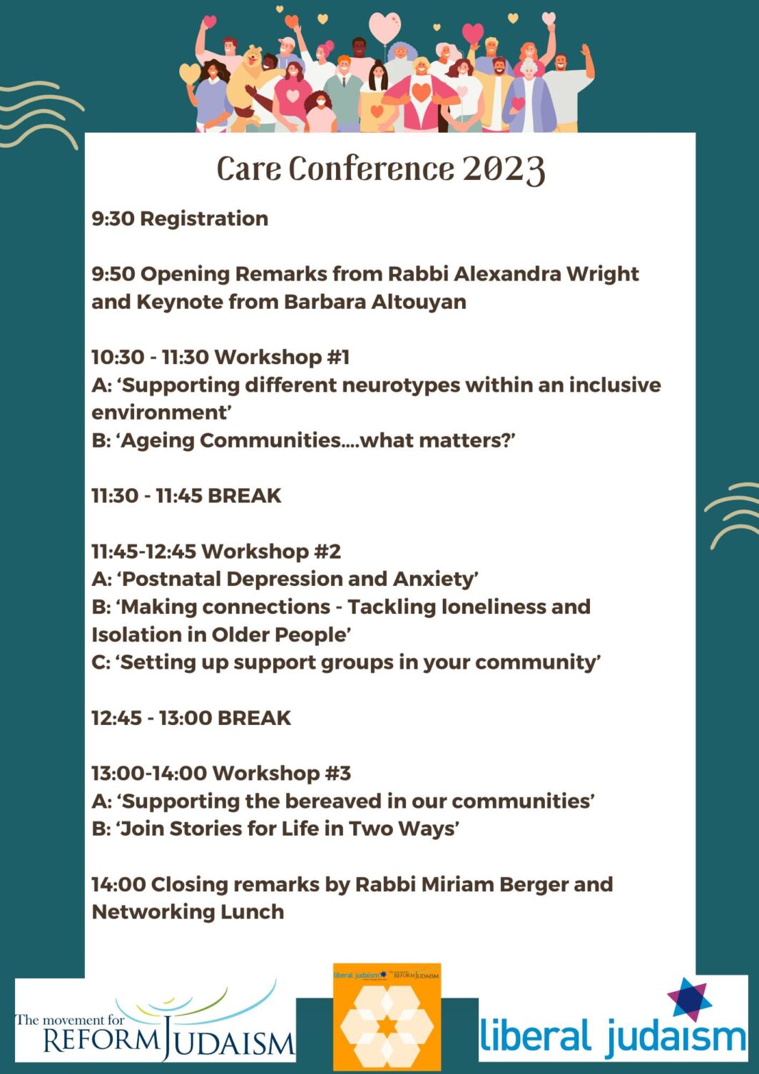 Care Conference 2023 Inclusivity, inspiration and support Liberal