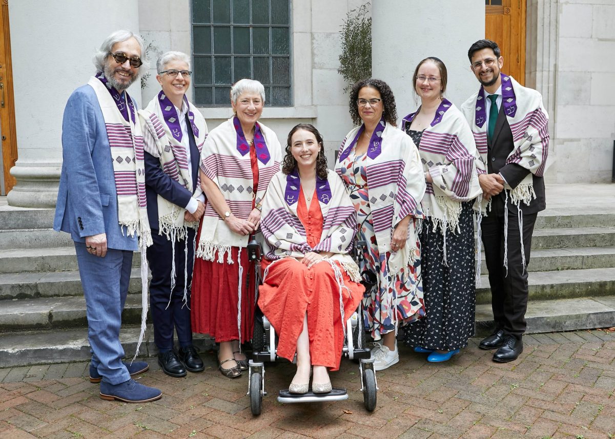 Rabbi Dr Charles Middleburgh, Rabbi Martina Loreggian, Rabbi Nicola Feuchtwang, Rabbi Daisy Bogod, Rabbi Dr Deborah Kahn-Harris, Rabbi Eleanor Davis and Rabbi Matthew Turchin