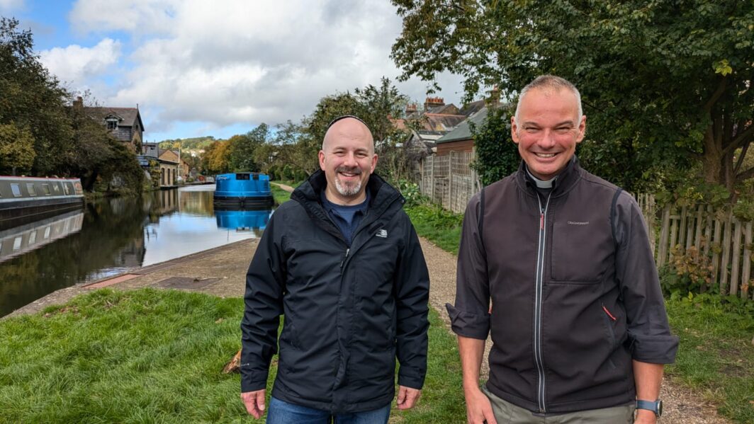 Rabbi Neil Janes and Father Stuart Owen