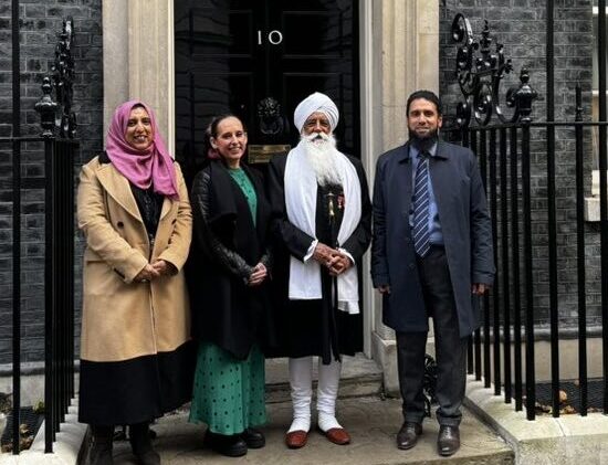 Rabbi Charley and faith leaders at No10 Downing Street